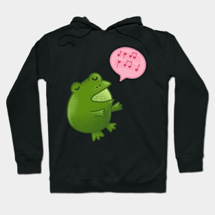 Serenading frog Hoodie